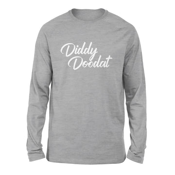 Diddy Doodat Men/Unisex Drop Shoulder Sweatshirt in Athletic Heather color